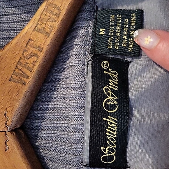 Golf Sweater - Scottish Winds - GUC - size M - color gray - K - Picture 9 of 9